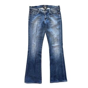 S1 Vtg Y2K Lucky Brand Stark Sweet N Low Jeans Bootcut Dark Wash Women's 6/28